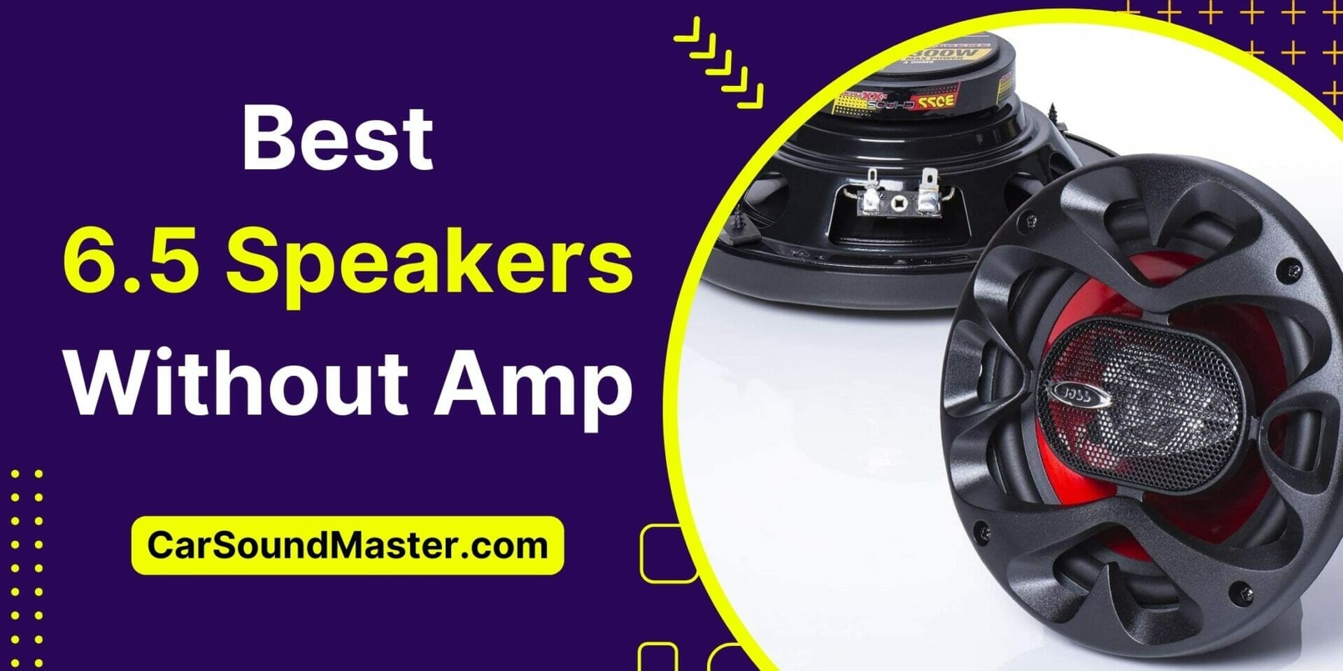 Best 6.5 Speakers Without Amp