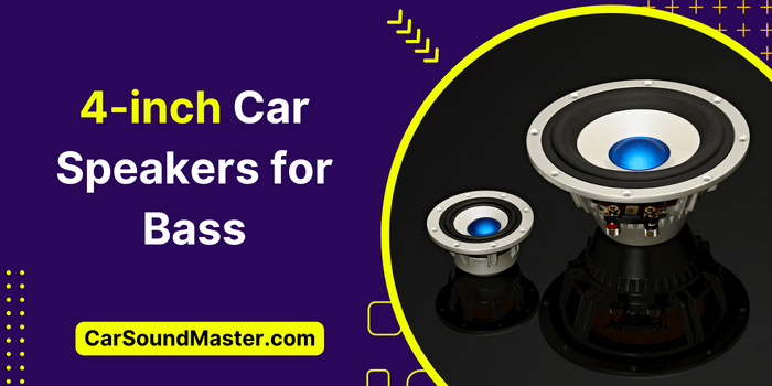 4-inch Car Speakers for Bass